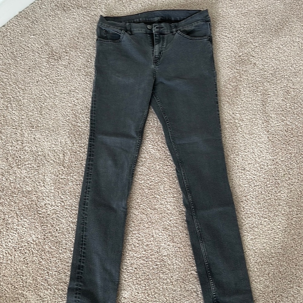Like New! Faded Black Skinny Jeans
